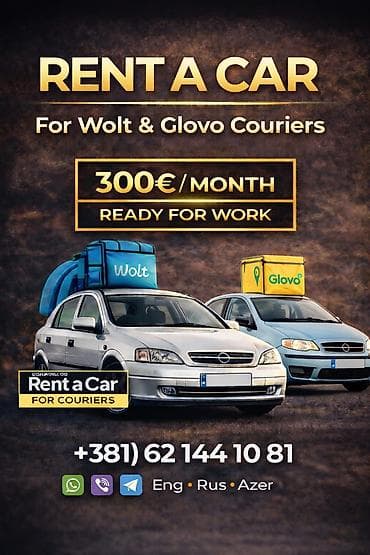 Merhaba Belgradda araçlar kiralık veriyorum kuryelere 300€ Rent a car na lalafo.rs Merhaba Belgradda araçlar kiralık veriyorum kuryelere 300€ Rent a car