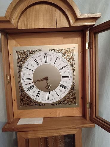 Drveni podni sat s klatnom (Grandfather clock) - Kućište od punog na lalafo.rs — 5 Drveni podni sat s klatnom (Grandfather clock) - Kućište od punog — 5