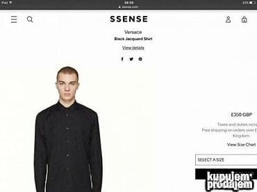 Košulja Versace, bоја - Bela na lalafo.rs — 7 Košulja Versace, bоја - Bela — 7