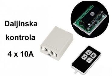 Home & Garden: Daljinski upravljač sa prijemnikom – 4 kanala, 4 × 10 A Komplet za at lalafo.rs — 2 Home & Garden: Daljinski upravljač sa prijemnikom – 4 kanala, 4 × 10 A Komplet za — 2