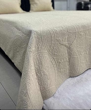 Trapunto prekrivač sa dve jastučnice Prekrivač 250*260 I dve na lalafo.rs — 1 Trapunto prekrivač sa dve jastučnice Prekrivač 250*260 I dve — 1