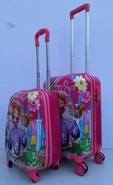 Backpacks, bags and suitcases: Dečiji kofer set – 2 komada, sa printom princeze - Dizajn: živopisna at lalafo.rs — 7 Backpacks, bags and suitcases: Dečiji kofer set – 2 komada, sa printom princeze - Dizajn: živopisna — 7