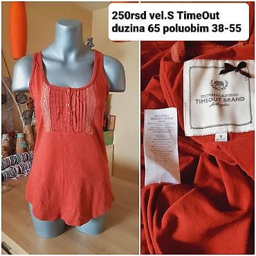 TimeOut ženska majica/teniška potkošulja bez rukava - Brend: TimeOut na lalafo.rs TimeOut ženska majica/teniška potkošulja bez rukava - Brend: TimeOut