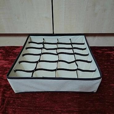 Organizator za fioku – pregrada sa 24 odeljka - Materijal: tkanina na lalafo.rs — 1 Organizator za fioku – pregrada sa 24 odeljka - Materijal: tkanina — 1