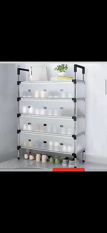 Višenamenski stalak za obuću sa 5 nivoa - Dimenzije (prikazane na na lalafo.rs — 1 Višenamenski stalak za obuću sa 5 nivoa - Dimenzije (prikazane na — 1