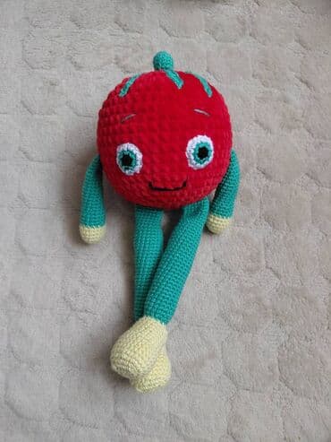 Plišana/heklarena igračka – lik paradajza - Ručno rađena amigurumi na lalafo.rs Plišana/heklarena igračka – lik paradajza - Ručno rađena amigurumi