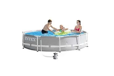 Intex nadzemni bazen sa metalnim ramom - Okrugli bazen sa robusnim na lalafo.rs Intex nadzemni bazen sa metalnim ramom - Okrugli bazen sa robusnim
