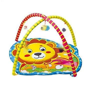 Šarena gimnastika prostirka za bebe sa lukovima i visećim igračkama - na lalafo.rs Šarena gimnastika prostirka za bebe sa lukovima i visećim igračkama -