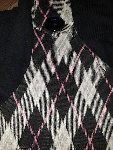 Karirana haljina bez rukava, crno-bele- boje sa roze detaljima na lalafo.rs — 2 Karirana haljina bez rukava, crno-bele- boje sa roze detaljima — 2