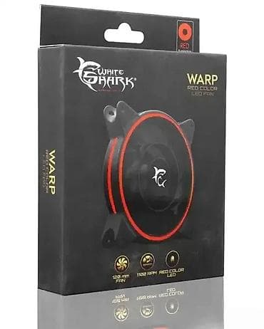 White Shark WARP – 120 mm ventilator za kućište sa crvenim LED na lalafo.rs White Shark WARP – 120 mm ventilator za kućište sa crvenim LED