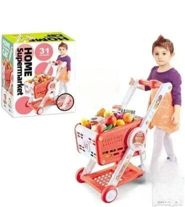 Dečija kolica i supermarket set za igru 🛒🍎 Dečija kolica za kupovinu na lalafo.rs Dečija kolica i supermarket set za igru 🛒🍎 Dečija kolica za kupovinu
