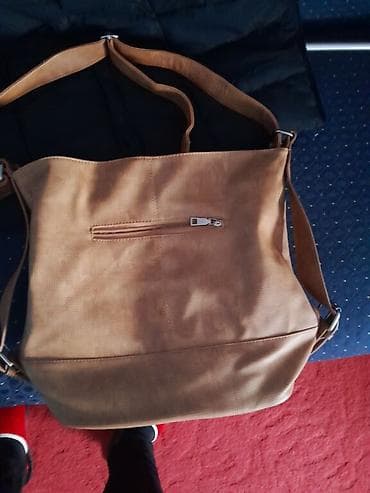 eko koza sa: Ženska torba preko ramena u boji karamela. - Materijal: eko koža sa na lalafo.rs — 1 eko koza sa: Ženska torba preko ramena u boji karamela. - Materijal: eko koža sa — 1