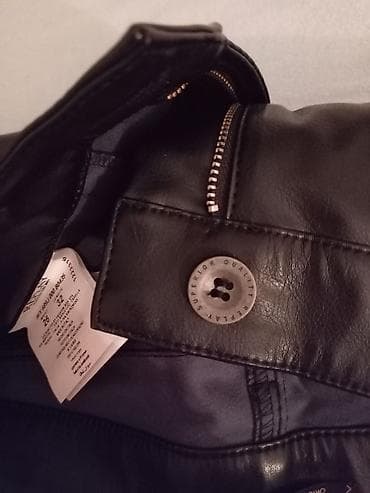 Replay ženske pantalone od crne koze - Brend: REPLAY (metalni bedž na na lalafo.rs — 3 Replay ženske pantalone od crne koze - Brend: REPLAY (metalni bedž na — 3