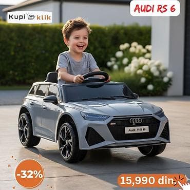 Dečiji električni automobil Audi RS 6 - Model: licencirani Audi RS 6 na lalafo.rs — 4 Dečiji električni automobil Audi RS 6 - Model: licencirani Audi RS 6 — 4