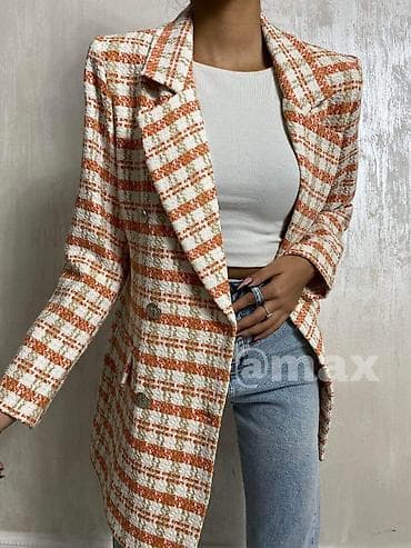 Blazers: New,,Zara Tweed’’Blazer Velicine:40. Cena:2900 Din at lalafo.rs — 3 Blazers: New,,Zara Tweed’’Blazer Velicine:40. Cena:2900 Din — 3