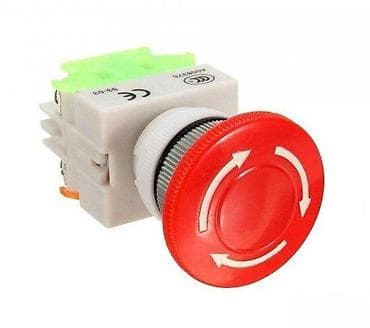 Industrijsko NO/NC taster dugme – crveni „gljiva“ prekidač sa povratom na lalafo.rs Industrijsko NO/NC taster dugme – crveni „gljiva“ prekidač sa povratom