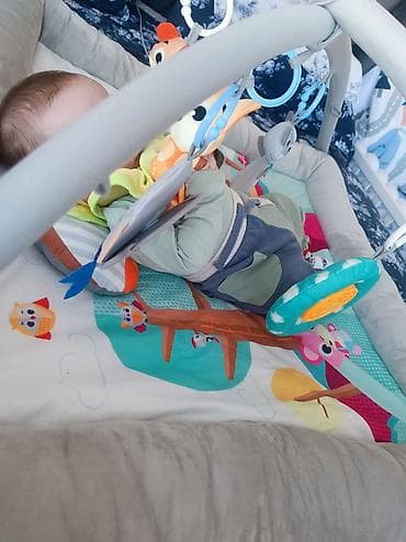 Podloge za igru: Interaktivna podloga za bebe sa lukovima i visećim igračkama, muzicka na lalafo.rs — 1 Podloge za igru: Interaktivna podloga za bebe sa lukovima i visećim igračkama, muzicka — 1