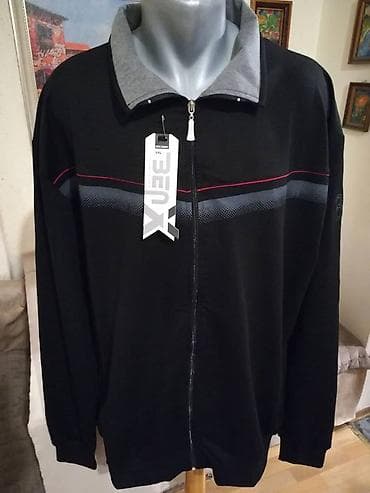 Duks, 5XL, bоја - Crna, Sa rajferšlusom na lalafo.rs Duks, 5XL, bоја - Crna, Sa rajferšlusom