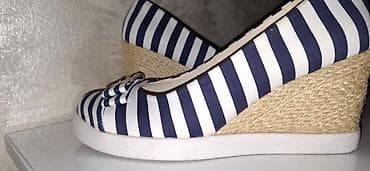 Ženske espadrile sa punom petom klasičnog dizajna sa prugastim at lalafo.rs Ženske espadrile sa punom petom klasičnog dizajna sa prugastim