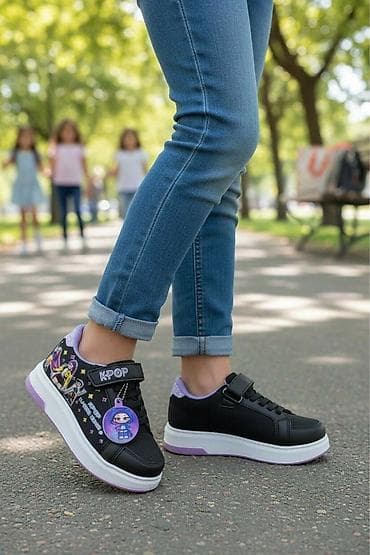 za svaki dan: Dečje K‑POP patike sa LED đonom i figuricom - Dizajn: crne patike sa na lalafo.rs — 2 za svaki dan: Dečje K‑POP patike sa LED đonom i figuricom - Dizajn: crne patike sa — 2