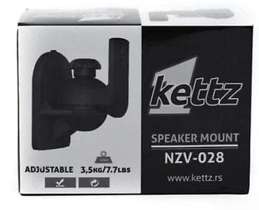 Electronics: Kettz NZV-028 – podesivi zidni nosači za zvučnike - Tip: univerzalni at lalafo.rs — 1 Electronics: Kettz NZV-028 – podesivi zidni nosači za zvučnike - Tip: univerzalni — 1