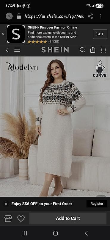 Pleteni džemper-haljina Modelyn (linija CURVE) - Boja: svetlo bež - na lalafo.rs — 4 Pleteni džemper-haljina Modelyn (linija CURVE) - Boja: svetlo bež - — 4