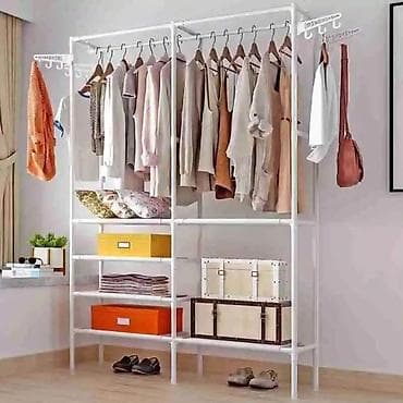 Stalak za odeću i polica za obuću 🛍️Cena 3599 din -Višenamenska polica na lalafo.rs — 2 Stalak za odeću i polica za obuću 🛍️Cena 3599 din -Višenamenska polica — 2