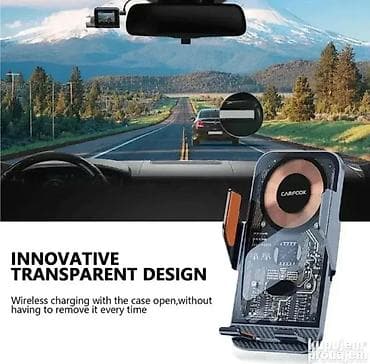 Bežični Punjač I Držač Za Telefon C10 15 V Novo, U Originalnom na lalafo.rs — 2 Bežični Punjač I Držač Za Telefon C10 15 V Novo, U Originalnom — 2