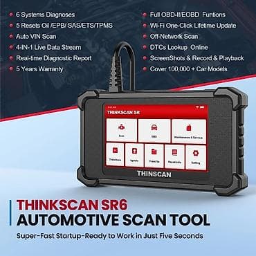 Transport: THINKCAR THINKSCAN SR6 OBD2 EOBD Auto Dijagnostika THINKSCAN SR6 at lalafo.rs — 9 Transport: THINKCAR THINKSCAN SR6 OBD2 EOBD Auto Dijagnostika THINKSCAN SR6 — 9