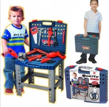 Dečije radionice i alati: Dečija radionica-alat za decu sa bušilicom na baterije. dečija na lalafo.rs — 1 Dečije radionice i alati: Dečija radionica-alat za decu sa bušilicom na baterije. dečija — 1