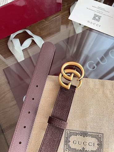 Gucci kožni kaiš sa dvostrukim G kopčanjem - Model: klasična “Double na lalafo.rs — 1 Gucci kožni kaiš sa dvostrukim G kopčanjem - Model: klasična “Double — 1