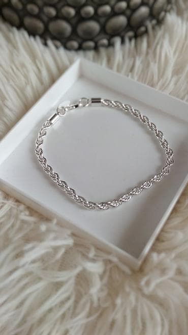 Srebrna narukvica ZIG 925 - Materijal: srebro sa žigom 925 - na lalafo.rs — 2 Srebrna narukvica ZIG 925 - Materijal: srebro sa žigom 925 - — 2