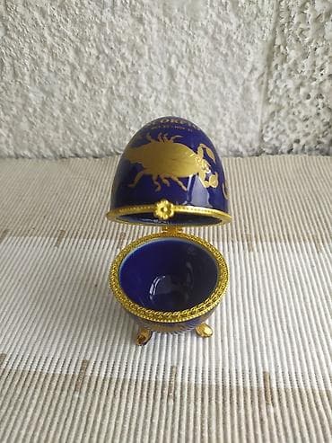 Porcelansko Jaje Ljubičasto/Zlatno - Motiv Horoskopski znak "Škorpija" na lalafo.rs — 3 Porcelansko Jaje Ljubičasto/Zlatno - Motiv Horoskopski znak "Škorpija" — 3