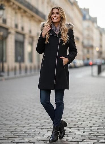 Ženski kaputi sa kapuljačom i krznom - Model: elegantni kaputi do na lalafo.rs — 1 Ženski kaputi sa kapuljačom i krznom - Model: elegantni kaputi do — 1