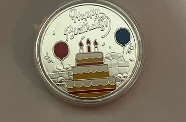 Crystals and minerals: Poklon medaljon “Happy Birthday” – ukrasni novčić za rođendan - at lalafo.rs — 2 Crystals and minerals: Poklon medaljon “Happy Birthday” – ukrasni novčić za rođendan - — 2