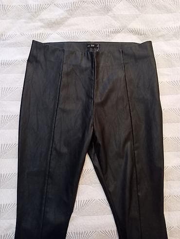 pantalone butiku ali: Crne ženske pantalone od eko kože (F&F). - Model: uske/skinny sa na lalafo.rs — 2 pantalone butiku ali: Crne ženske pantalone od eko kože (F&F). - Model: uske/skinny sa — 2