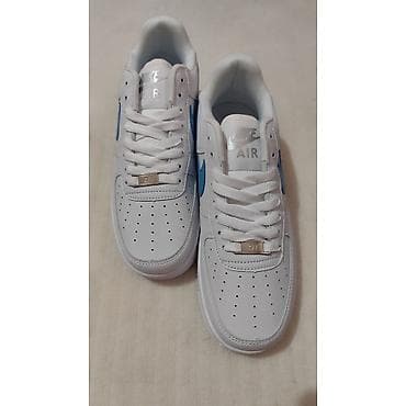 Nike Air Force 1 patike broj 39 NOVO Unisex model Kožne, bele sa na lalafo.rs — 5 Nike Air Force 1 patike broj 39 NOVO Unisex model Kožne, bele sa — 5