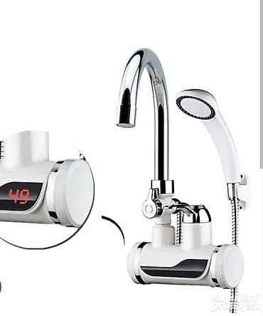 Električna protočna slavina sa tušem – model JEF-100 - Montaža na zid na lalafo.rs Električna protočna slavina sa tušem – model JEF-100 - Montaža na zid