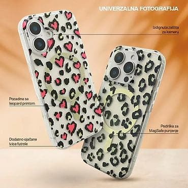 Futrola LEOPARD MagSafe za iPhone 15 Pro (6.1) roze. Kataloški broj at lalafo.rs — 2 Futrola LEOPARD MagSafe za iPhone 15 Pro (6.1) roze. Kataloški broj — 2