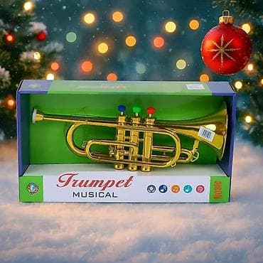 Muzička truba – dečja igračka - Sjajna zlatna truba u kutiji “Trumpet na lalafo.rs Muzička truba – dečja igračka - Sjajna zlatna truba u kutiji “Trumpet
