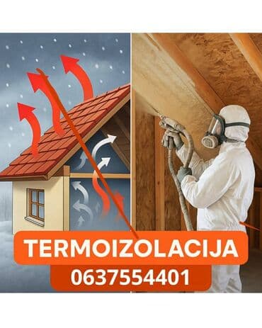 Izrada termoizolacije poliuretanskom penom Zatvorene i otvorene ćelije at lalafo.rs Izrada termoizolacije poliuretanskom penom Zatvorene i otvorene ćelije