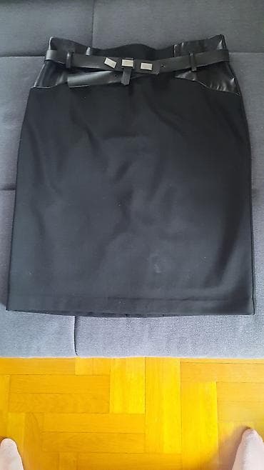 Suknja crna, elegantna, vel 38, neobučena na lalafo.rs Suknja crna, elegantna, vel 38, neobučena