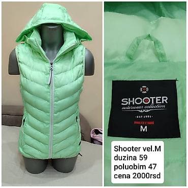 Shooter ženski prsluk bez rukava sa kapuljačom, boja mentol zelena. - na lalafo.rs — 2 Shooter ženski prsluk bez rukava sa kapuljačom, boja mentol zelena. - — 2