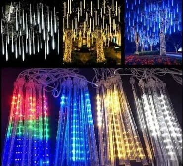 Baštenska rasveta: Meteorska LED kiša – 8 štapića (dostupno u 4 boje) Stvorite čaroliju na lalafo.rs — 4 Baštenska rasveta: Meteorska LED kiša – 8 štapića (dostupno u 4 boje) Stvorite čaroliju — 4