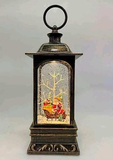 Božićna dekorativna fenjer-lampa sa Svečicem - Elegantan vintage na lalafo.rs — 1 Božićna dekorativna fenjer-lampa sa Svečicem - Elegantan vintage — 1