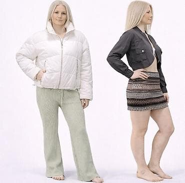 Ženska zimska puf jakna – bela - Kratki, moderno krojeni model sa na lalafo.rs — 2 Ženska zimska puf jakna – bela - Kratki, moderno krojeni model sa — 2