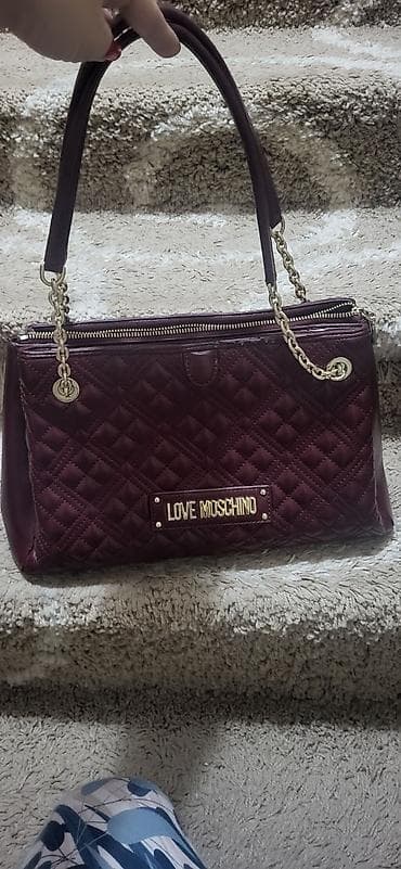 Love Moschino tašna – bordo - Model: ženska torba sa štepom na lalafo.rs — 3 Love Moschino tašna – bordo - Model: ženska torba sa štepom — 3