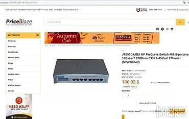 *** AKCIJA *** Kvalitetan svič HP ProCurve Switch 408 J4097C; at lalafo.rs — 7 *** AKCIJA *** Kvalitetan svič HP ProCurve Switch 408 J4097C; — 7