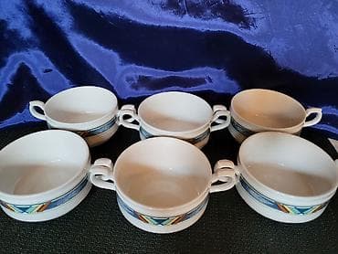 Porcelanske nove cinije Jlmenau Nemacka za supe,corbe,poslastice 1991g na lalafo.rs — 4 Porcelanske nove cinije Jlmenau Nemacka za supe,corbe,poslastice 1991g — 4