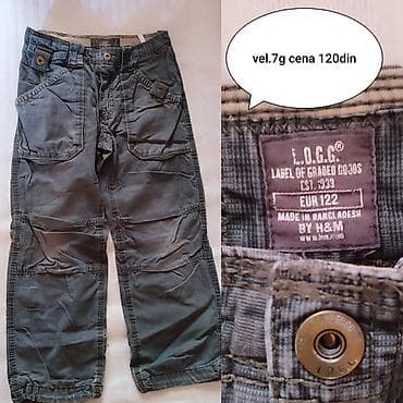 Dečije pantalone H&M L.O.G.G. - Model: cargo pantalone sa više na lalafo.rs — 1 Dečije pantalone H&M L.O.G.G. - Model: cargo pantalone sa više — 1